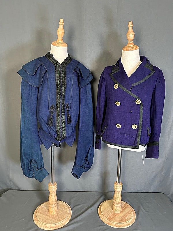 Pair of Late 19th Century Blue Wool Jackets (1 of 18)