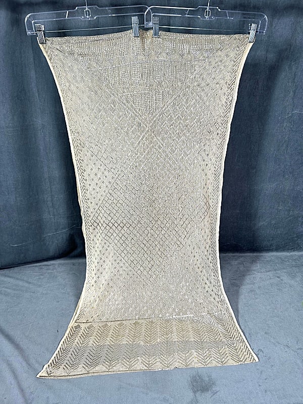 Vintage c1930 Egyptian Assuit Shawl (1 of 14)