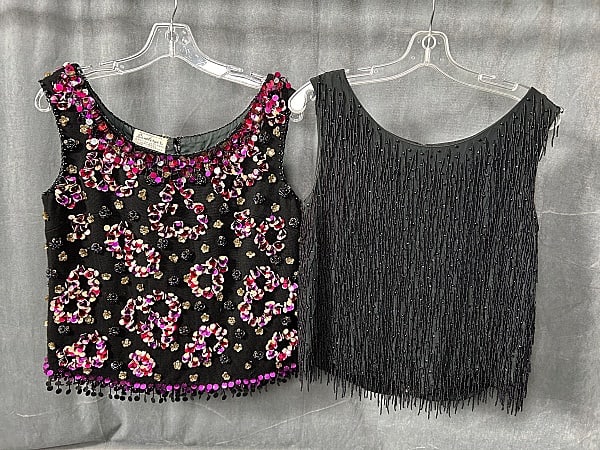 Pair of Vintage c1960 Beaded Tops (1 of 11)