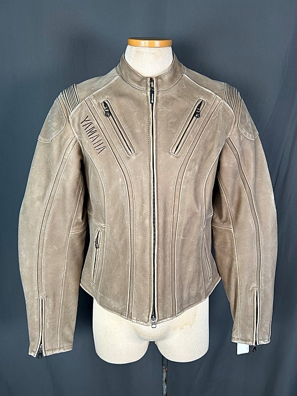 Mens Leather Yamaha Motorcycle Jacket c2005 (1 of 13)