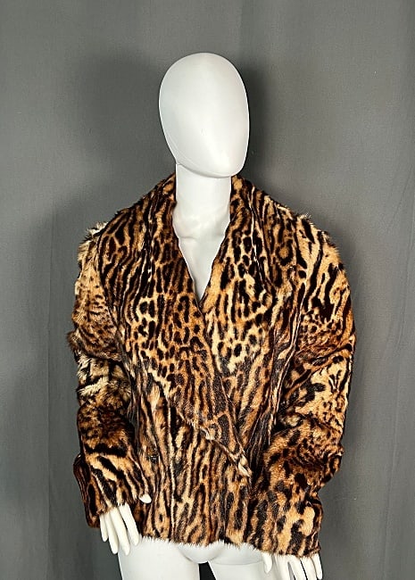 Ralph Lauren Purple Label Faux Leopard Coat (1 of 8)