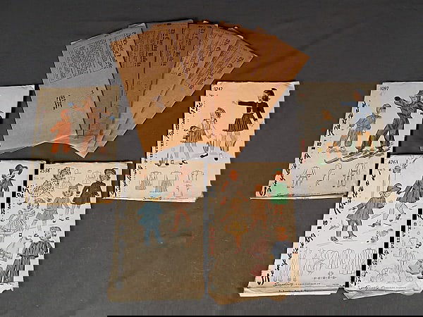 9 c1940 Childrenswear Sewing Patterns (1 of 11)