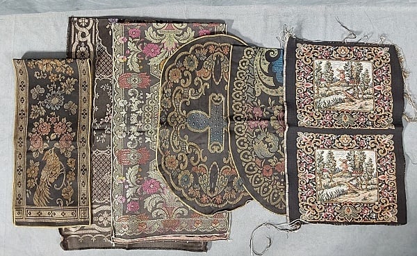 6 Vintage Brocade and Tapestry Placemats/Runners (1 of 18)