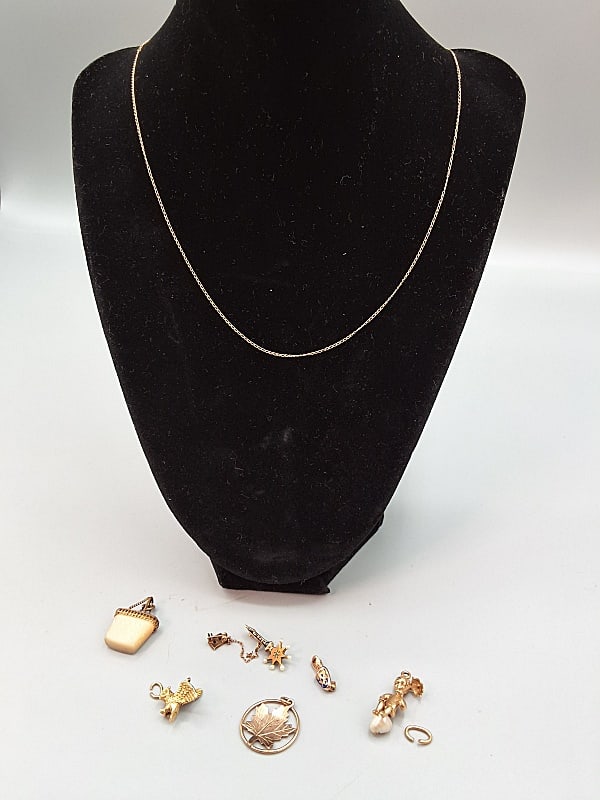 Mixed Group of Gold Charms and More (1 of 17)