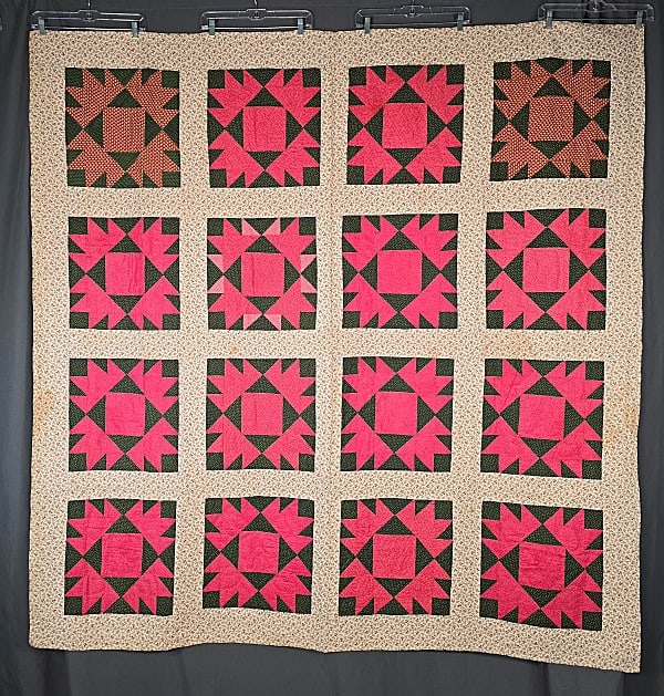 Antique c1880 Union Quilt (1 of 10)