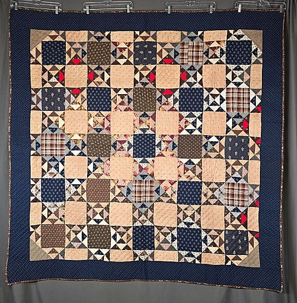Antique c1880 Cypress Variation Quilt (1 of 10)