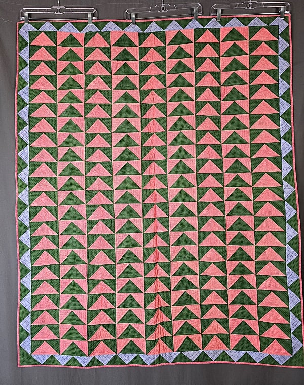 Antique PA Flying Geese Top, Newly Quilted (1 of 7)