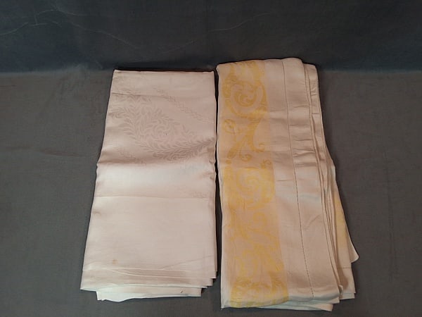 Pair of Vintage Damask Tablecloths (1 of 10)
