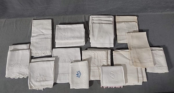 Antique Huck Linen Hand Towels and More (1 of 15)