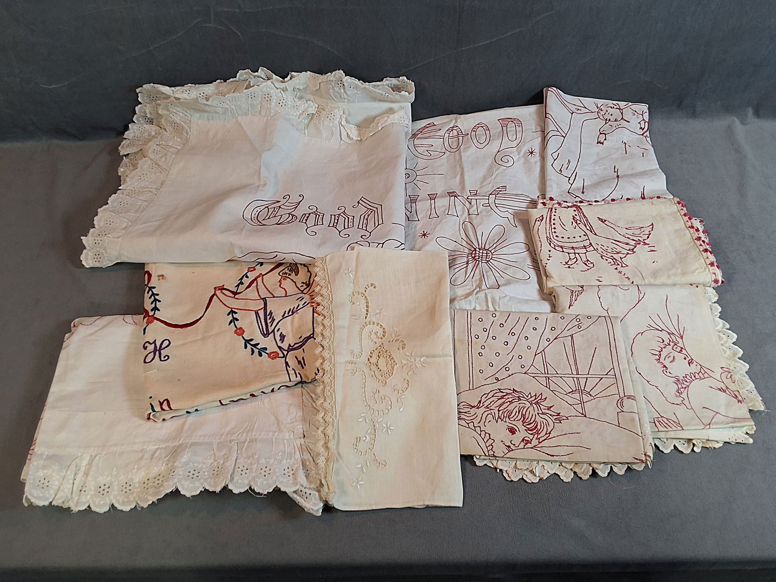 9 Antique Pillow Covers and Cases (1 of 15)