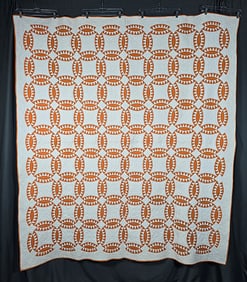 Antique c1920 Pickle Dish Quilt