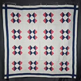 Antique c1900 Contrary Wife Quilt