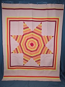 Vintage c1930 Star of Bethlehem Quilt