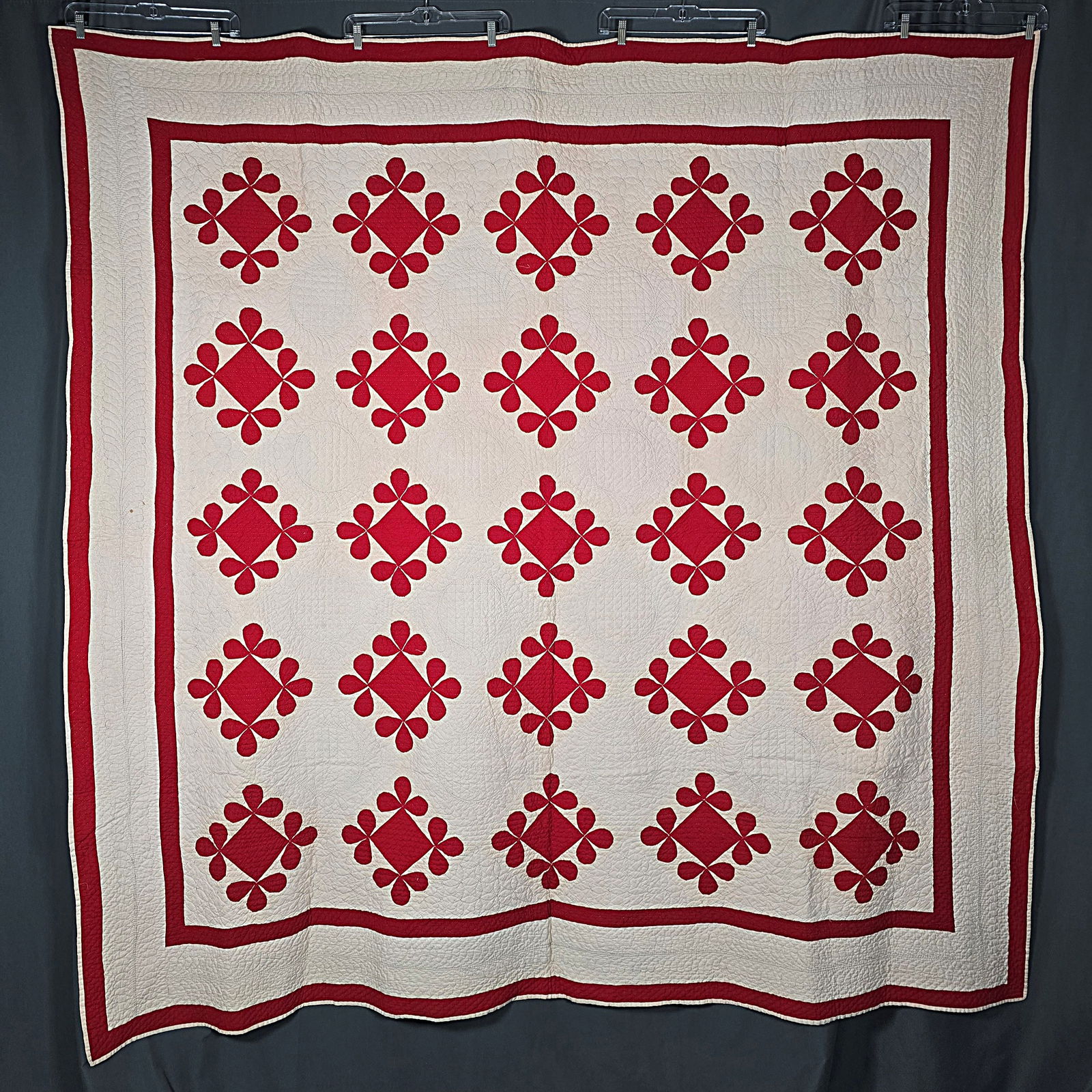 Antique c1900 Honey Bee Variation Quilt (1 of 9)