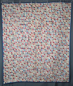 Antique c1900s Broken Dishes Quilt - Finished 1980s