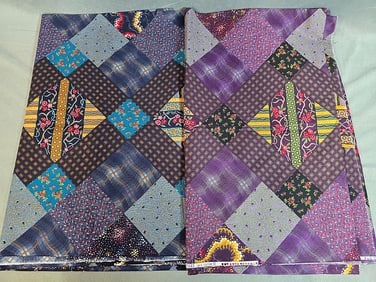 Rare Pilgrim Roy Pre Printed Patchwok Fabric
