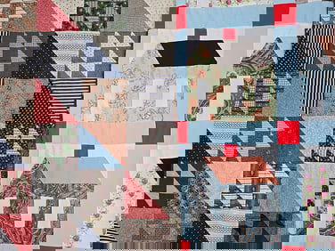 Vintage Schoolhouse Quilt Top and more