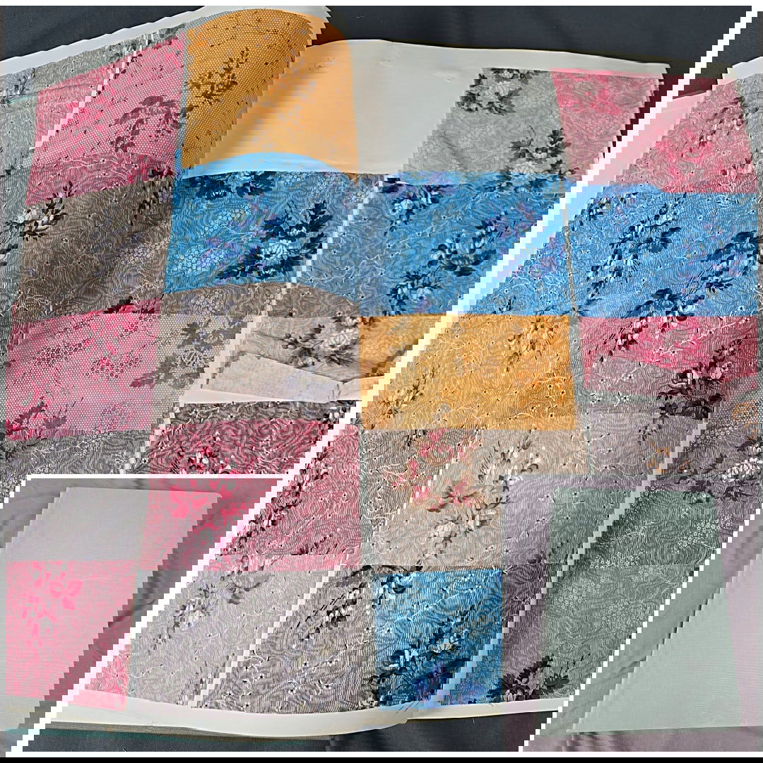 Antique 19th Century Textile Swatch Book (1 of 20)