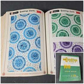 1961 Ely and Walker Fabric Swatch Book