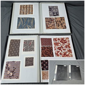 2 Fabric Swatch Books - 19th Century Florals
