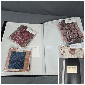19th C French and c1940 Dress Print Swatches