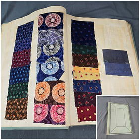 Vintage Textile Swatch Book 2 - Silk Prints