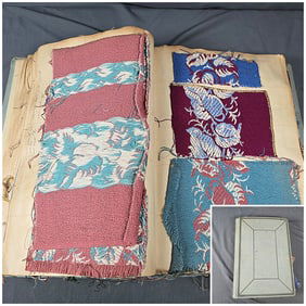 Vintage Textile Swatch Book - Drapery Fabrics