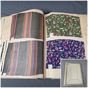 Vintage Textile Swatch Book 1 - Mix Prints