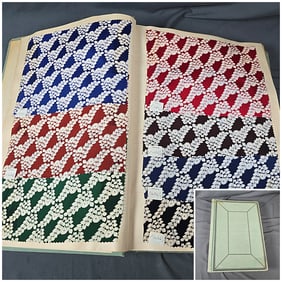 Vintage Textile Swatch Book - Dress Samples