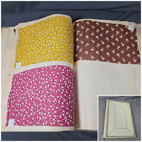 Vintage Textile Swatch Book  2- Fancy Silk
