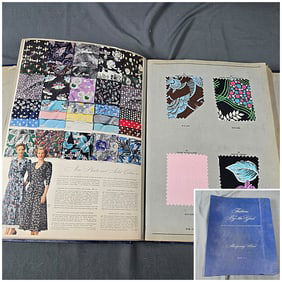 Vintage Textile Swatch Book - Montgomery Ward