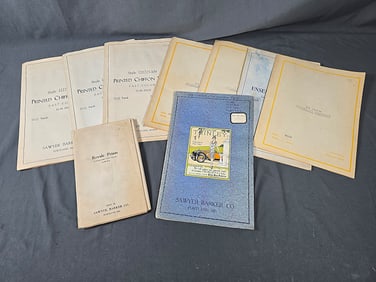 Vintage Textile Swatch Folders - Sawyer Barker Co