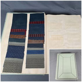 Vintage Textile Swatch Book - Auto Upholstery