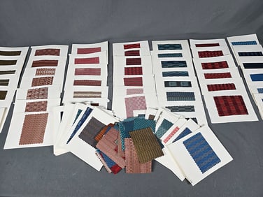 Vintage Auto Upholstery Loose Swatch Fabric Samples
