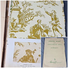 Vintage Wallpaper Book - Country Manor and Document Hill - Greef