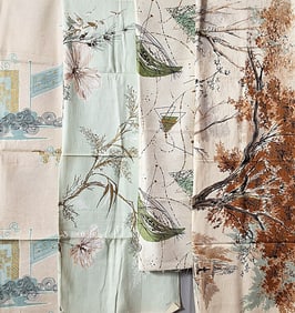 Vintage Mid Century Modern Home Decor Fabric