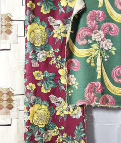 Vintage 40s and 50's Fabric Samples