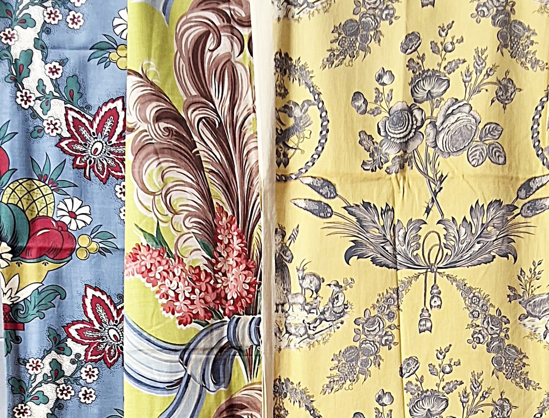 Vintage Decorator Fabric Samples (1 of 8)