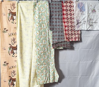 Vintage Fabric Samples-Embroidery and More