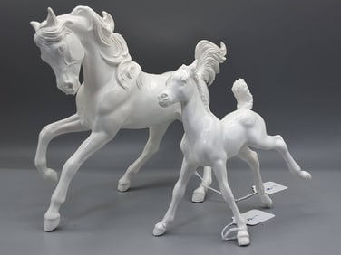 Hartland Lady Jewel Mare & Jade Foal -Unpainted ?
