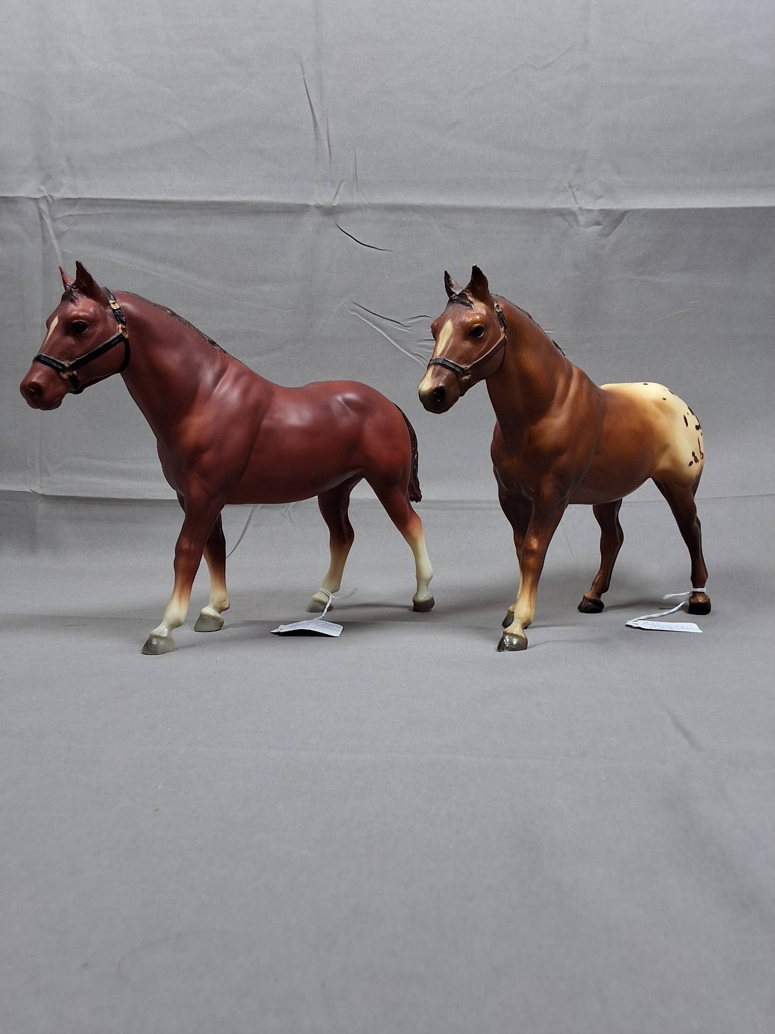 2 Breyer Appaloosa Quarter Horse Geldings  -  ? Eighmey's (1 of 11)