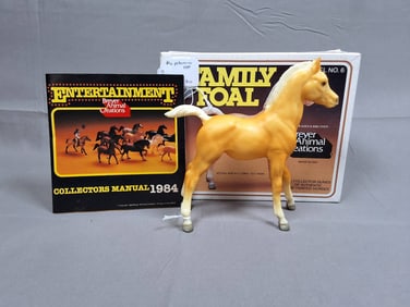 Breyer Family Arabian Foal #6with Box and Catalog