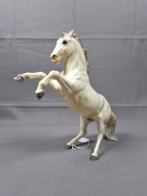 Breyer Glossy Alabaster Fighting Stallion #30