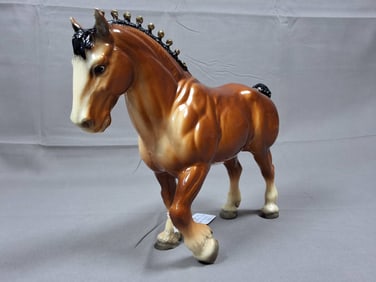 Breyer Glossy Bay Clydesdale Stallion #80 Muscle