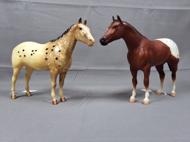 Breyer Blanket Appaloosa #823 & Glossy Appaloosa #99 Horses