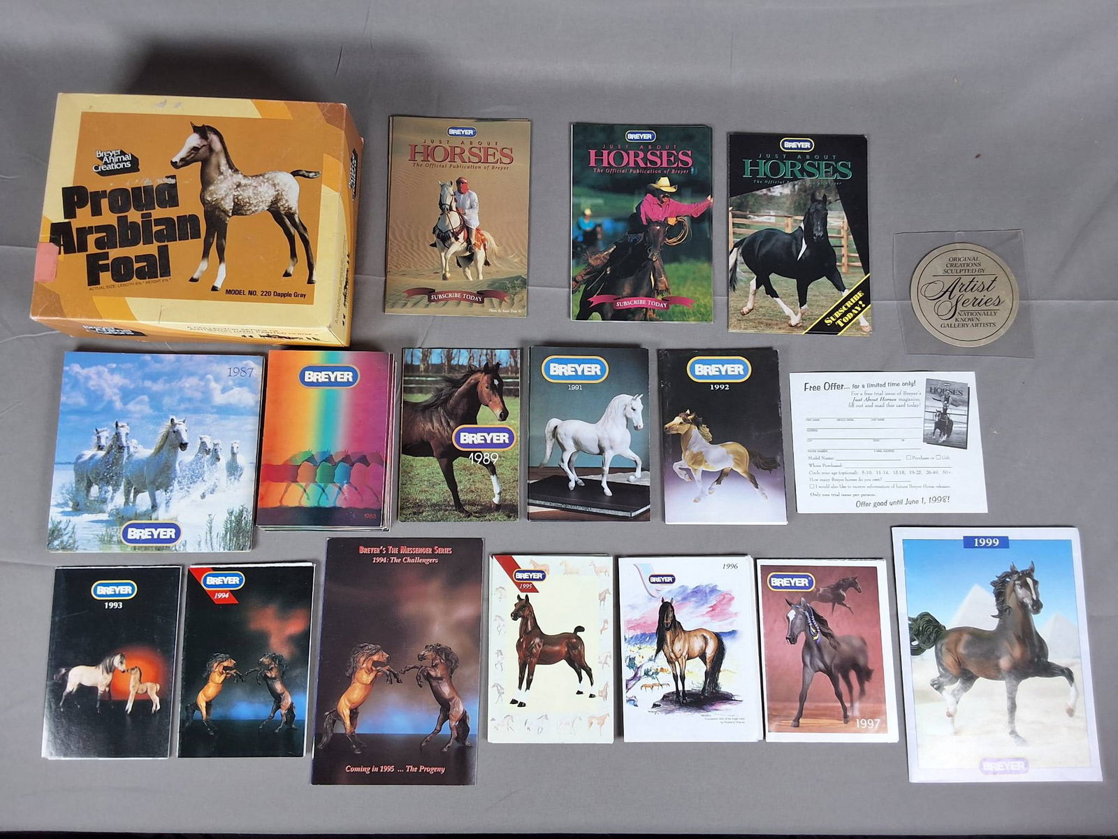 Breyer Box & Catalog Lot 1987-1999 (1 of 5)