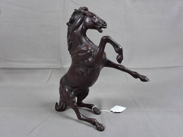 Hartland 9 inchWoodcut Rearing Mustang Horse