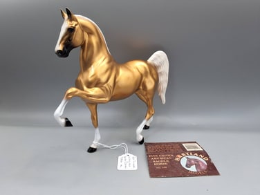 Hartland 9 inch Five-Gaited American Saddle Horse #235 - Gold by Paola