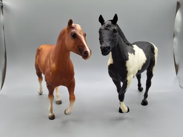 Breyer #229 Tobiano and #842 Skipster's Chief Models