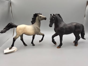 Breyer #415 Buckshot and #485 Friesian Models